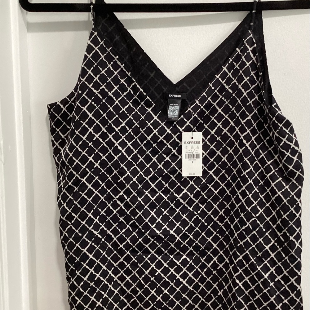 Express Monochrome Patterned Dress